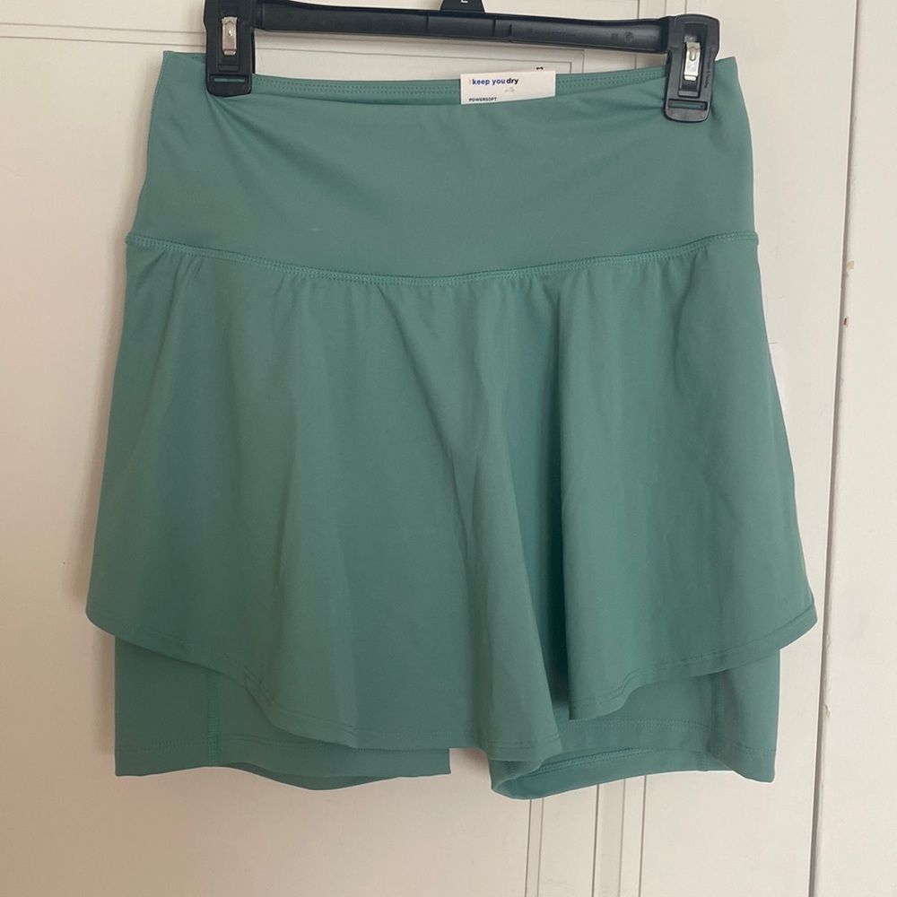 Sea green golf/tennis skort